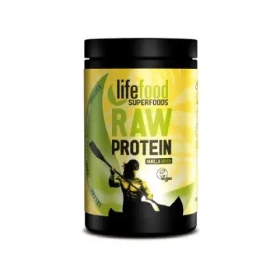 Pudra proteica Green Vanilla Superfood raw eco 450g Lifefood