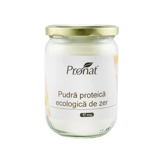 Pudra proteica de zer bio, 300g Pronat