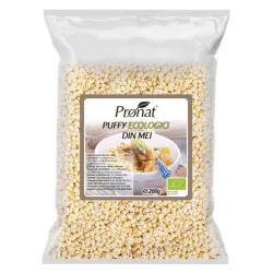 Puffy bio din mei expandat natur, 200g Pronat