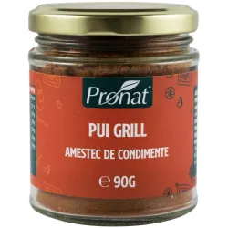 Pui grill, amestec de condimente, 90g Pronat Pui grill, amestec de condimente, 90g Pronat