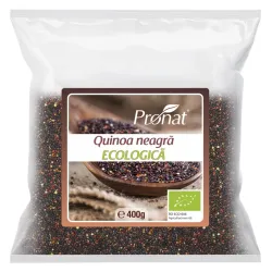Quinoa neagra bio, 400g Pronat Quinoa neagra bio, 400g Pronat