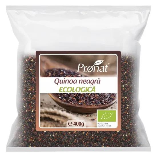 Quinoa neagra bio, 400g Pronat