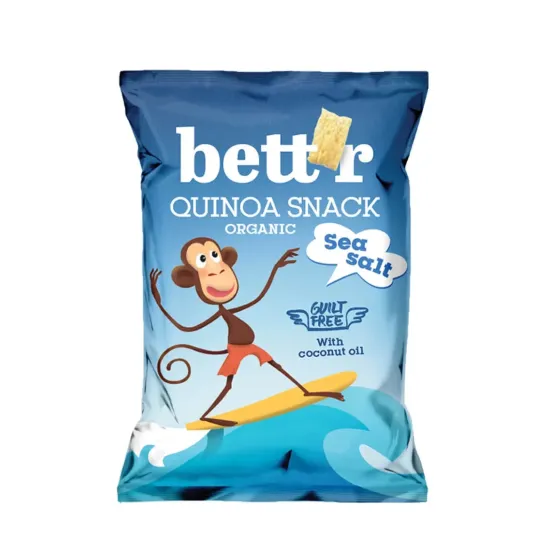 Quinoa snack cu sare bio 50g Bettr