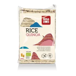Rondele de orez expandat cu quinoa eco 130g  Lima Rondele de orez expandat cu quinoa eco 130g  Lima
