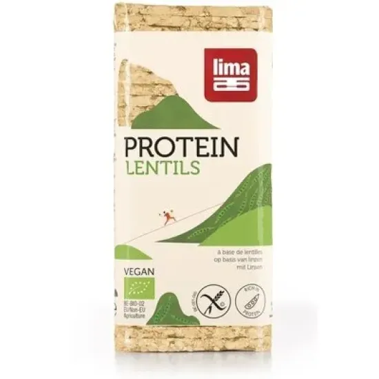 Rondele proteice din linte expandata eco 100g Lima