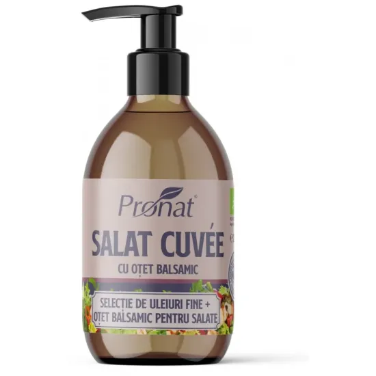 Salat Cuvée Selectie bio de uleiuri si otet balsamic pentru salate 250ml Pronat