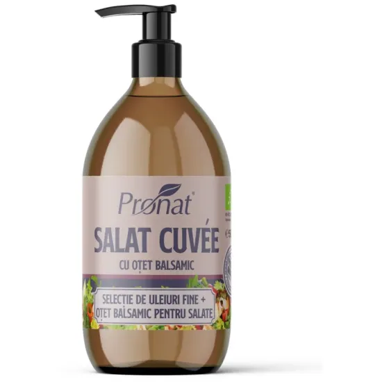 Salat Cuvée Selectie bio de uleiuri si otet balsamic pentru salate 500ml Pronat