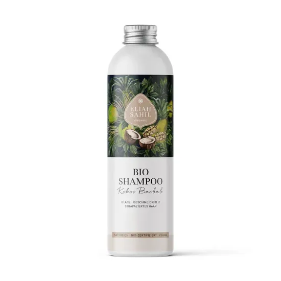 Sampon lichid cu cocos si baobab bio 230ml Eliah Sahil