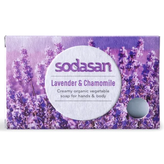 Sapun crema bio lavanda si musetel 100g SODASAN