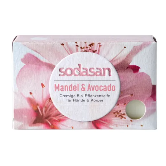 Sapun crema bio migdale si avocado 100g SODASAN