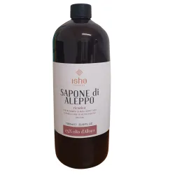 Sapun de alep lichid cu 25% ulei de dafin, 1000ml, Isha Sapun de alep lichid cu 25% ulei de dafin, 1000ml, Isha