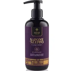 Sapun de alep lichid cu 40% ulei de dafin, 250ml, Isha Sapun de alep lichid cu 40% ulei de dafin, 250ml, Isha