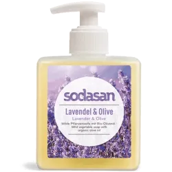 Sapun lichid gel de dus bio lavanda masline 300ml SODASAN Sapun lichid gel de dus bio lavanda masline 300ml SODASAN