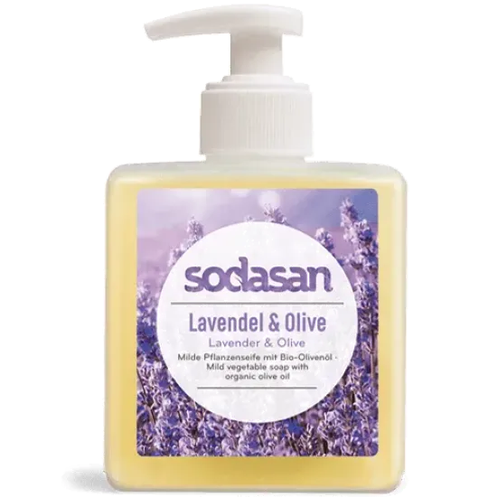 Sapun lichid gel de dus bio lavanda masline 300ml SODASAN