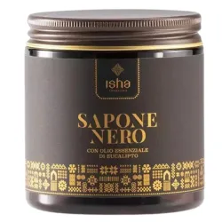 Sapun negru african cu eucalipt, 250ml, Isha Sapun negru african cu eucalipt, 250ml, Isha