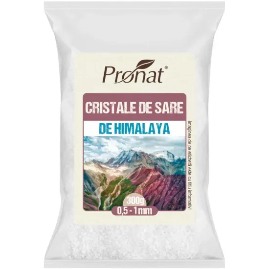 Sare cristalina de Himalaya, 300g Pronat