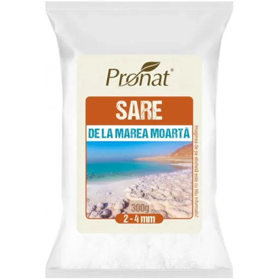 Sare de la Marea Moarta 2-4mm, 300g Pronat