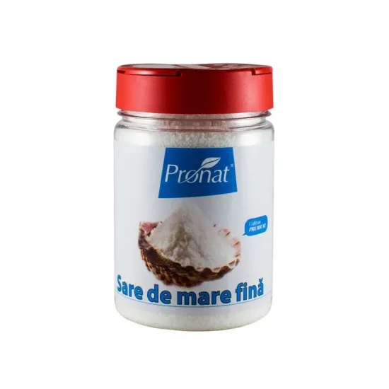 Sare de mare fina, 300g Pronat