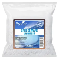 Sare de mare grunjoasa, 500g Pronat Sare de mare grunjoasa, 500g Pronat