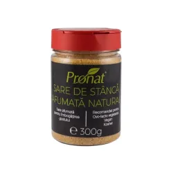 Sare de stanca afumata natural, 300g Pronat Sare de stanca afumata natural, 300g Pronat