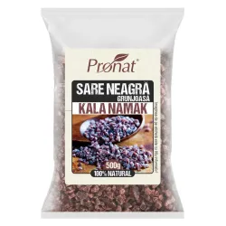 Sare neagra grunjoasa Kala Namak, 500g Pronat Sare neagra grunjoasa Kala Namak, 500g Pronat