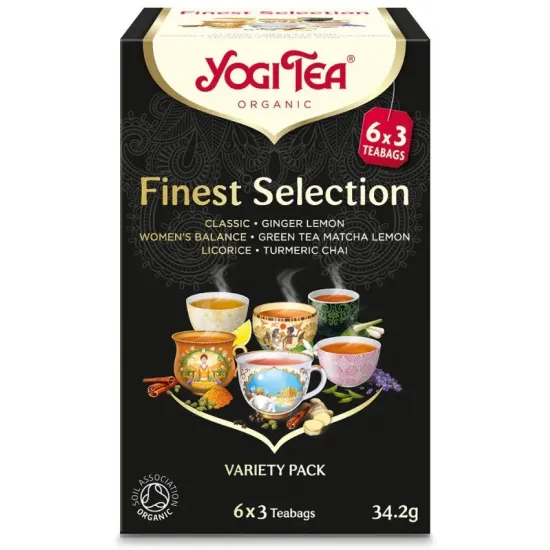 Selectie de ceaiuri bio Finest Selection, 34.2g Yogi Tea