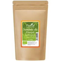 Seminte de canepa bio decorticate, 250g Pronat Seminte de canepa bio decorticate, 250g Pronat