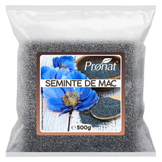 Seminte de mac, 500g Pronat