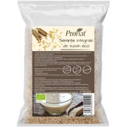 Seminte de susan integral bio, 500g Pronat