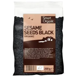 Seminte de susan negru eco 200g Smart Organic Seminte de susan negru eco 200g Smart Organic
