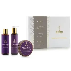 Set cadou ritual ayurvedic pentru par -sampon, balsam, masca- Isha Set cadou ritual ayurvedic pentru par -sampon, balsam, masca- Isha