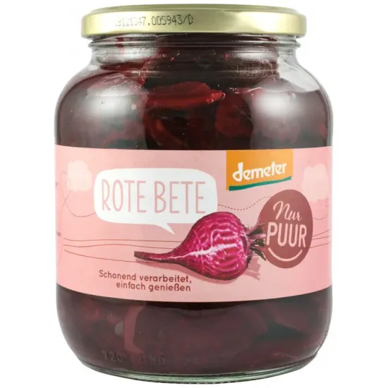 Sfecla rosie bio si demeter, 680g Nur Puur