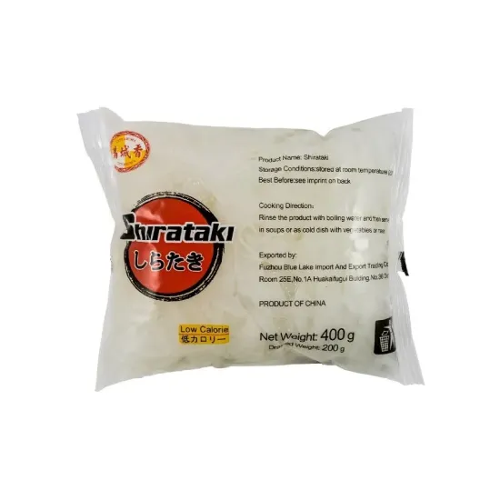 Shirataki Taitei lati (fini) din faina de konjac, 400g