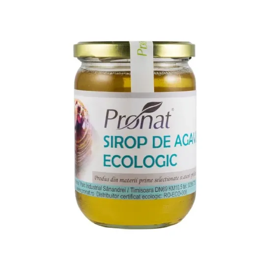 Sirop bio de agave, 650g / 500ml Pronat