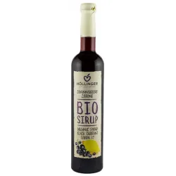 Sirop bio din coacaze negre cu lamaie, 500ml Hollinger