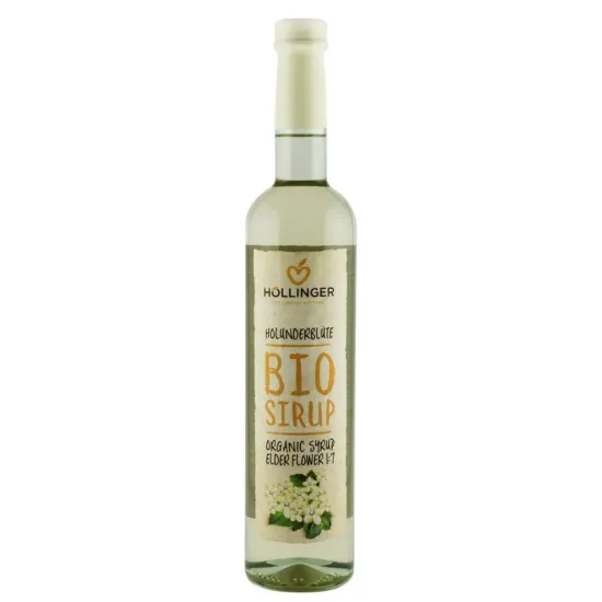 Sirop bio din flori de soc, 500ml Hollinger