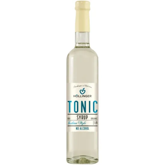 Sirop bio tonic 1:9 Indian Style, fara alcool, 500ml Hollinger