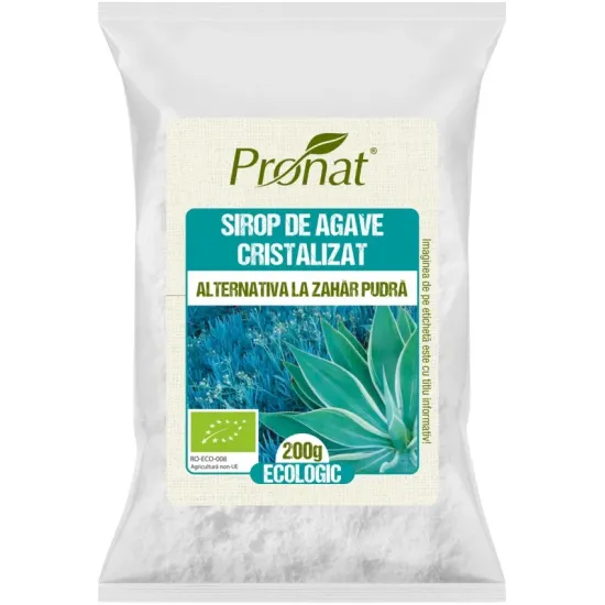 Sirop de agave cristalizat pudra, bio 200g Pronat