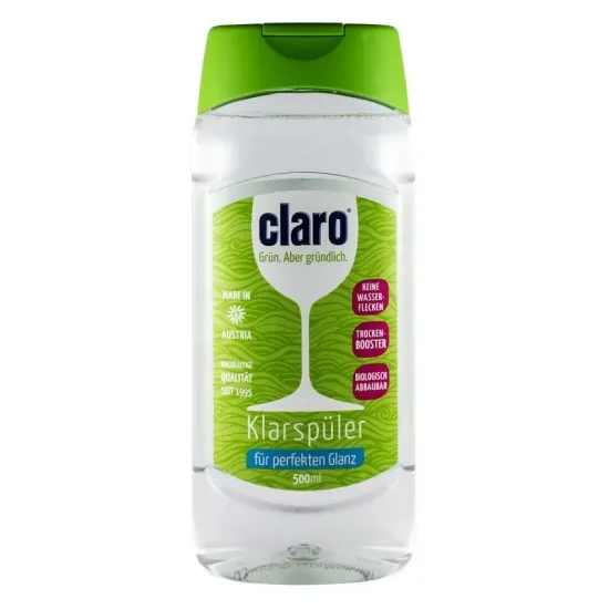 Solutie ecologica de clatire pentru masina de spalat vase, 500ml Claro