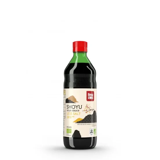 Sos De Soia Shoyu Eco Cu Continut Redus De Sare 250ml  Lima