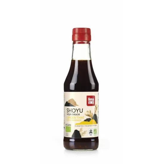 Sos De Soia Shoyu Ginger Thai Eco 250ml  Lima