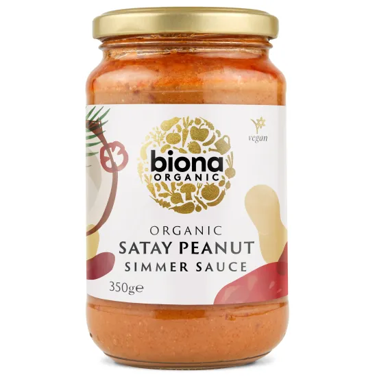 Sos Satay cu crema de arahide bio 350g Biona