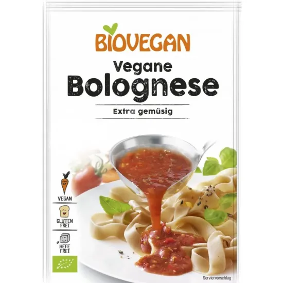 Sos bio Bolognese vegan, 33g Biovegan