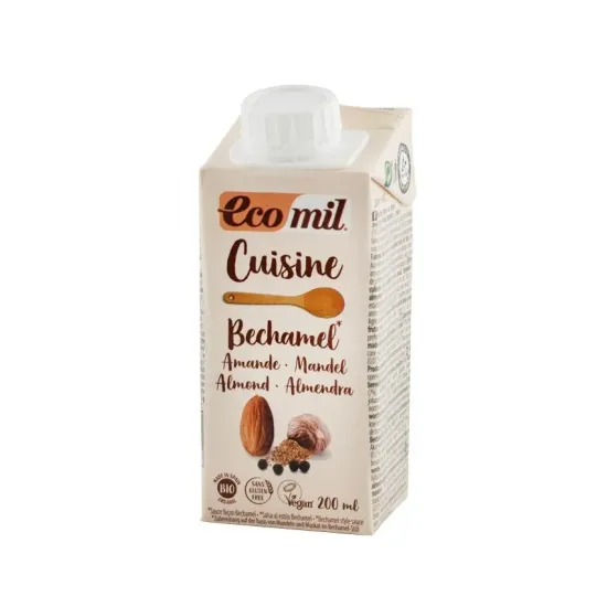 Sos bio bechamel pe baza de migdale, 200ml Ecomil Cuisine