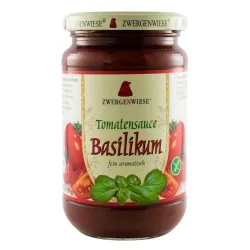 Sos bio de rosii Basilikum 340g Zwergenwiese