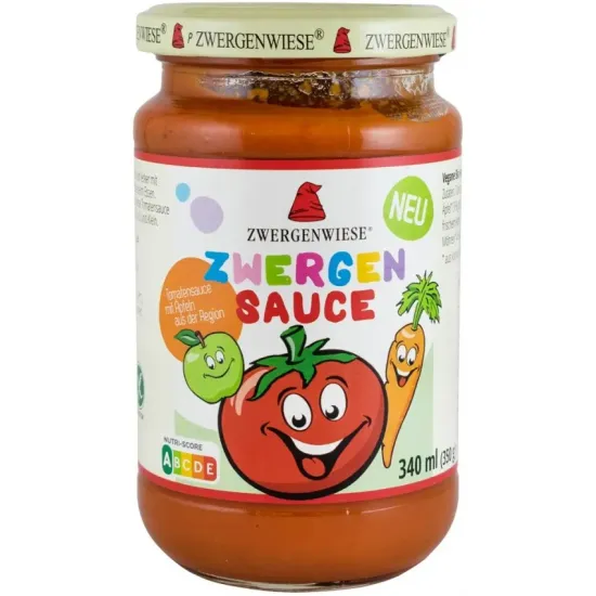 Sos bio de rosii cu mere Zwergen Sauce, 350g Zwergenwiese