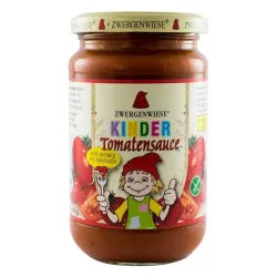 Sos bio de rosii cu mere pentru copii 340g Zwergenwiese