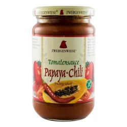 Sos bio de rosii cu papaya-chili, 340g Zwergenwiese