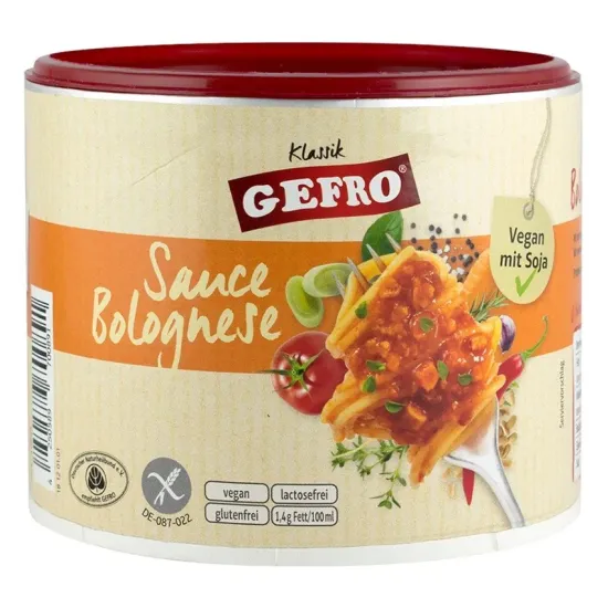 Sos bolognese vegan, cu soia, 240g Gefro