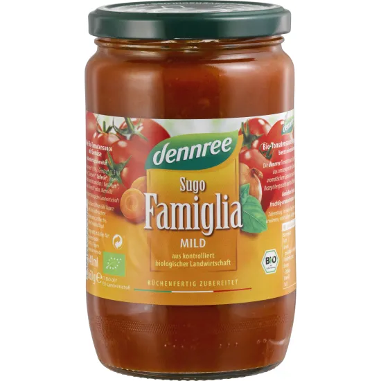 Sos de rosii Sugo Famiglia bio 660g Dennree